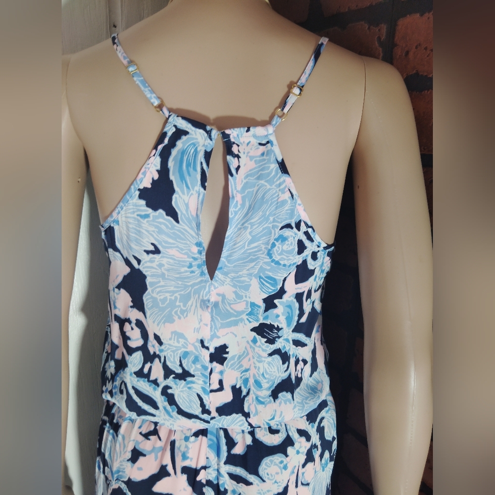 LILLY PULITZER, Pim Floral Jumpsuit. Size XXS - Picture 8 of 9